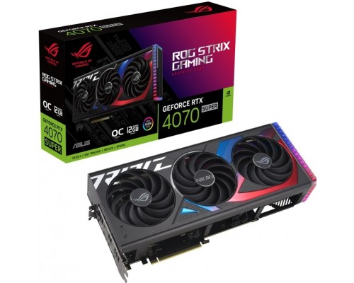 Видеокарта ASUS nVidia GeForce RTX 4070 Super 12Gb ROG-STRIX-RTX4070S-O12G-GAMING