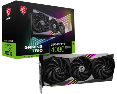 Видеокарта MSI GeForce RTX 4080 SUPER GAMING TRIO 16G