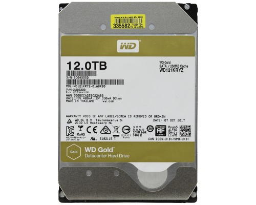 Жесткий диск WD Gold 12Tb WD121KRYZ