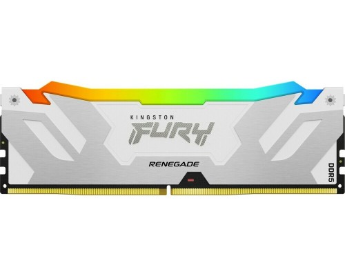 Оперативная память 16 Gb Kingston Fury Renegade Silver/White RGB KF580C38RWA-16