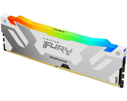 Оперативная память 16 Gb Kingston Fury Renegade Silver/White RGB KF580C38RWA-16