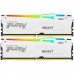 Оперативная память 32 Gb Kingston Fury Beast White RGB KF560C36BWEAK2-32