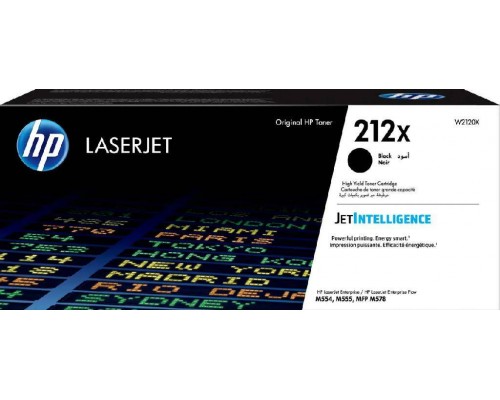 Картридж лазерный HP 212X W2120X черный