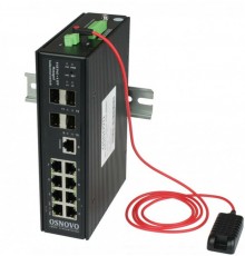 Коммутатор управляемый Osnovo SW-80802/I(Port 90W, 300W)                                                                                                                                                                                                  