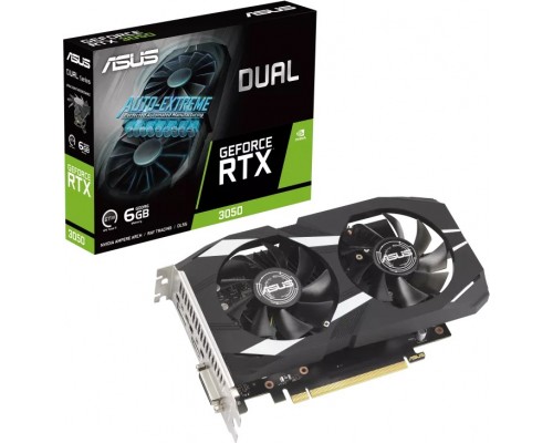 Видеокарта ASUS NVIDIA GeForce RTX 3050 DUAL-RTX3050-O6G