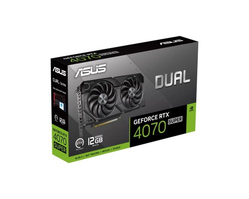 Видеокарта ASUS NVIDIA GeForce RTX 4070 SUPER RTL DUAL-RTX4070S-12G-EVO