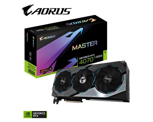 Видеокарта GigaByte NVIDIA GeForce RTX 4070 Ti Super 16Gb GV-N407TSAORUS M-16GD