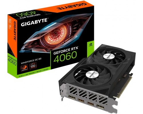 Видеокарта GigaByte NVIDIA GeForce RTX 4060 8Gb GV-N4060WF2-8GD