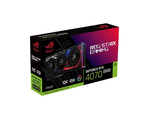 Видеокарта ASUS NVIDIA GeForce RTX 4070 SUPER 12 GB ROG-STRIX-RTX4070S-O12G-GAMING