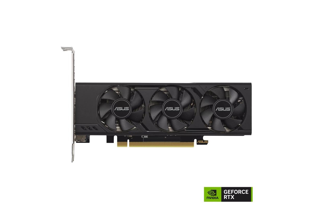 ВидеокартаASUSNVIDIAGeForceRTX40608GBRTX4060-O8G-LP-BRK