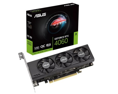 Видеокарта ASUS NVIDIA GeForce RTX 4060 8 GB RTX4060-O8G-LP-BRK