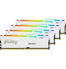 Комплект памяти 128Гб Kingston Fury Beast White RGB KF552C40BWAK4-128                                                                                                                                                                                     