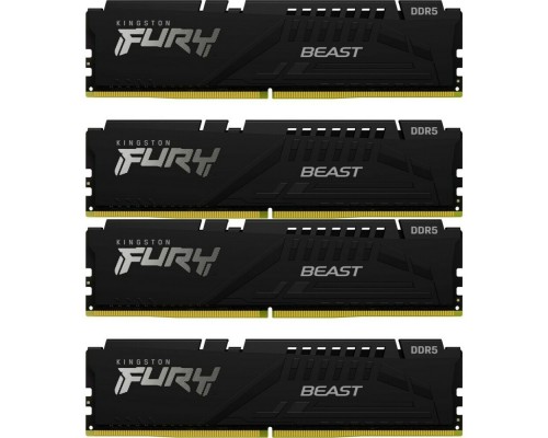 Комплект памяти 128Гб Kingston Fury Beast Black KF556C40BBK4-128