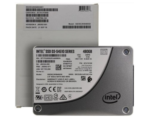 Накопитель SSD Intel D3-S4510 480Gb SSDSC2KB480G801