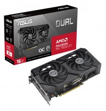 Видеокарта ASUS AMD Radeon RX 7600 XT 16Gb DUAL-RX7600XT-O16G                                                                                                                                                                                             