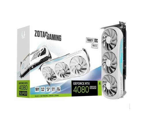 Видеокарта Zotac nVidia GeForce RTX 4080 Super Trinity OC White 16Gb ZT-D40820Q-10P