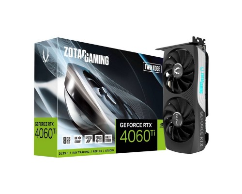 Видеокарта Zotac nVidia GeForce RTX 4060 Ti Twin Edge 8Gb ZT-D40610E-10M