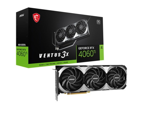 Видеокарта MSI nVidia GeForce RTX 4060 Ti Ventus 3X E1 8G OC