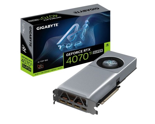 Видеокарта GigaByte nVidia GeForce RTX 4070 Ti Super 16Gb GV-N407TSAI TOP-16GD