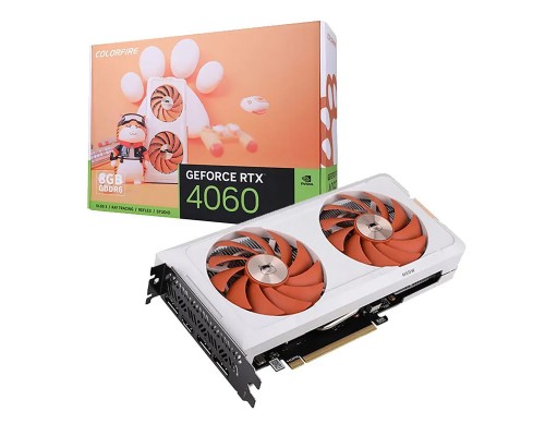 Видеокарта Colorful nVidia GeForce RTX 4060 MEOW-ORG 8GB-V