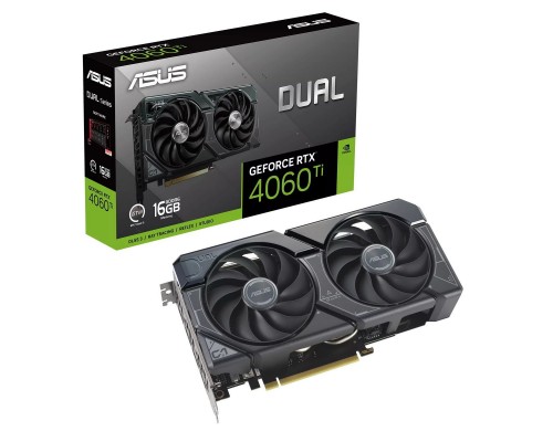 Видеокарта ASUS nVidia GeForce RTX 4060 Ti 16Gb DUAL-RTX4060TI-16G