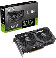 Видеокарта ASUS nVidia GeForce RTX 4060 Ti 16Gb                                                                                                                                                                                                           