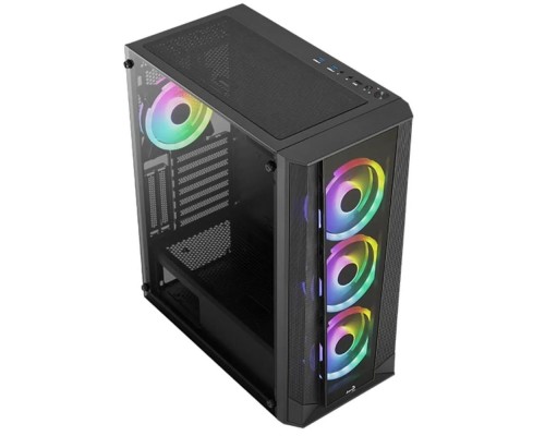 Корпус Aerocool Prism-G-BK-v2 Black