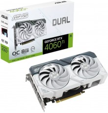 Видеокарта ASUS nVidia GeForce RTX 4060 Ti 8Gb DUAL-RTX4060TI-O8G-WHITE                                                                                                                                                                                   