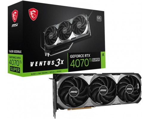 Видеокарта MSI nVidia GeForce RTX 4070 Ti Super 16G Ventus 3X