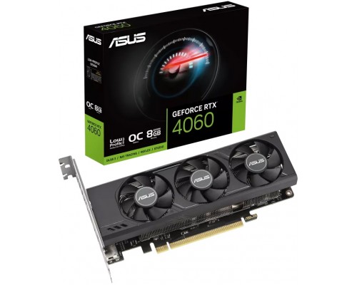 Видеокарта ASUS nVidia GeForce RTX 4060 8Gb RTX4060-O8G-LP-BRK