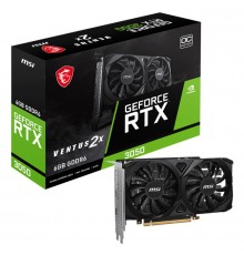 Видеокарта MSI nVidia GeForce RTX 3050 Ventus 2X 6G                                                                                                                                                                                                       