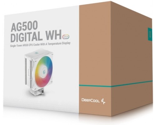 Кулер Deepcool AG500 DIGITAL WH ARGB