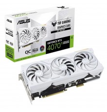 Видеокарта ASUS nVidia GeForce RTX 4070 Ti SUPER 16G TUF-RTX4070TIS-O16G-BTF-WHITE                                                                                                                                                                        