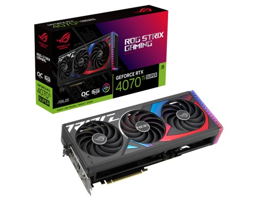 Видеокарта ASUS nVidia GeForce RTX 4070 Ti Super 16Gb ROG-STRIX-RTX4070TIS-O16G-GAMING