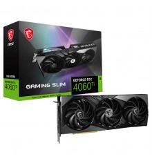 Видеокарта MSI nVidia GeForce RTX 4060 Ti Gaming X Slim 8G                                                                                                                                                                                                