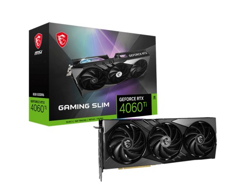 Видеокарта MSI nVidia GeForce RTX 4060 Ti Gaming X Slim 8G