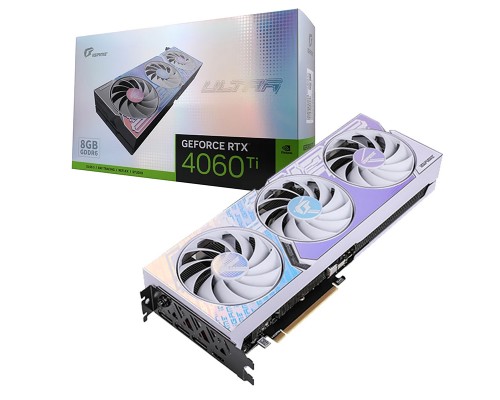 Видеокарта Colorful nVidia GeForce RTX 4060 Ti Ultra W OC 8GB-V