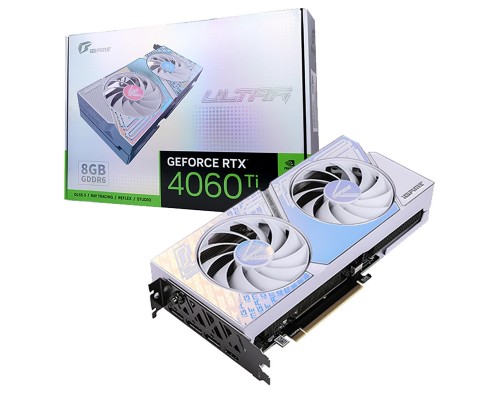 Видеокарта Colorful nVidia GeForce RTX 4060 Ti Ultra W DUO OC 8GB-V