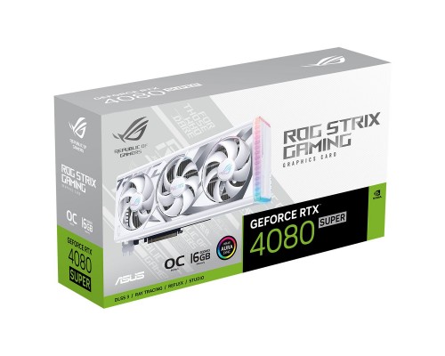 Видеокарта ASUS nVidia GeForce RTX 4080 Super 16Gb ROG-STRIX-RTX4080S-O16G-WHITE