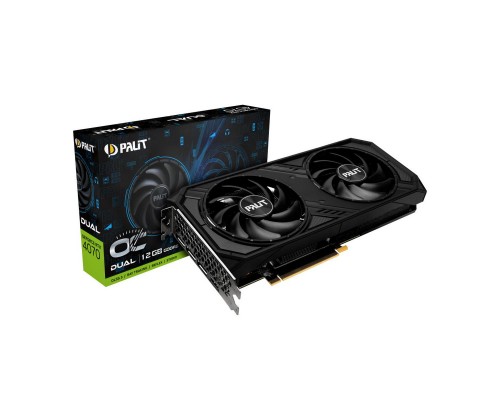 Видеокарта Palit nVidia GeForce RTX 4070 Dual OC 12Gb NE64070S19K9-1048D