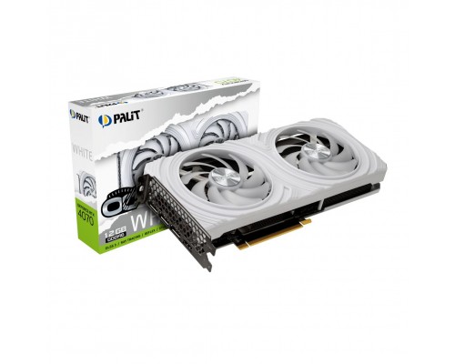 Видеокарта Palit nVidia GeForce RTX 4070 White OC 12Gb NE64070S19K9-1048L