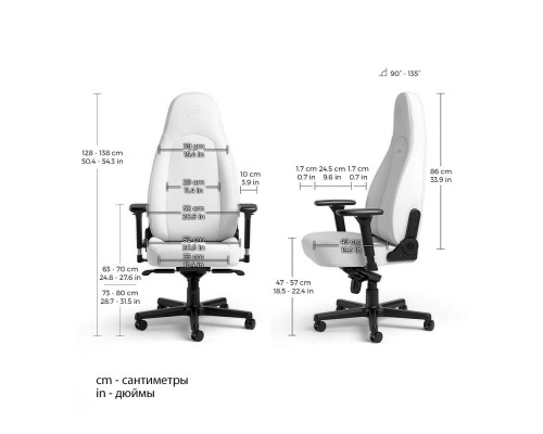 Игровое кресло Noblechairs ICON Ed. White NBL-ICN-PU