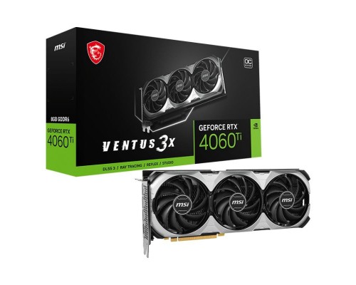 Видеокарта MSI nVidia GeForce RTX 4060 Ti Ventus 3X E 8G OC