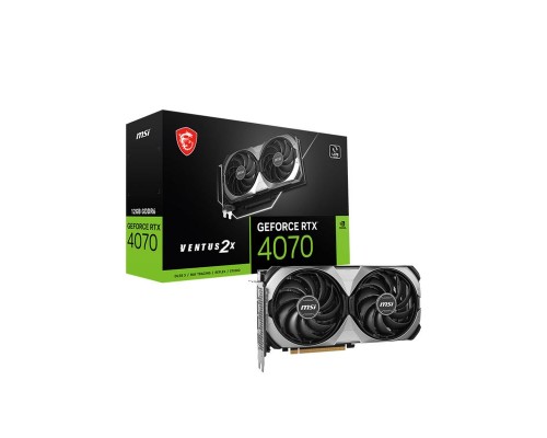 Видеокарта MSI nVidia GeForce RTX 4070 Ventus 2X E1 12G OC