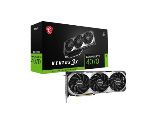 Видеокарта MSI nVidia GeForce RTX 4070 Ventus 3X E1 12G OC