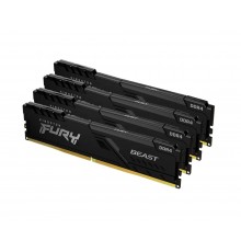 Оперативная память 64GB Kingston Fury Beast Black PnP KF426C16BBK4/64                                                                                                                                                                                     