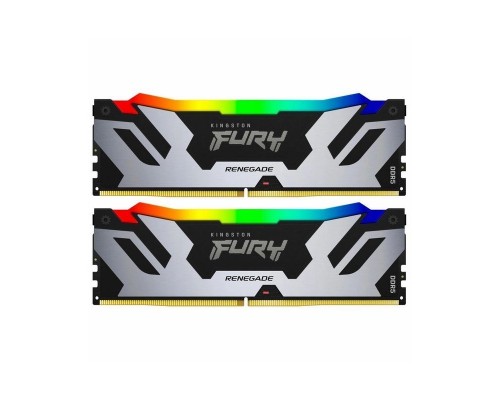 Оперативная память 96GB Kingston Fury Renegade Silver/Black RGB KF560C32RSAK2-96