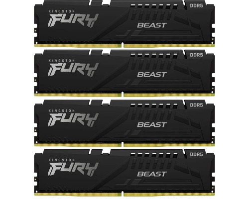 Оперативная память 64GB Kingston Fury Beast Black KF560C40BBK4-64