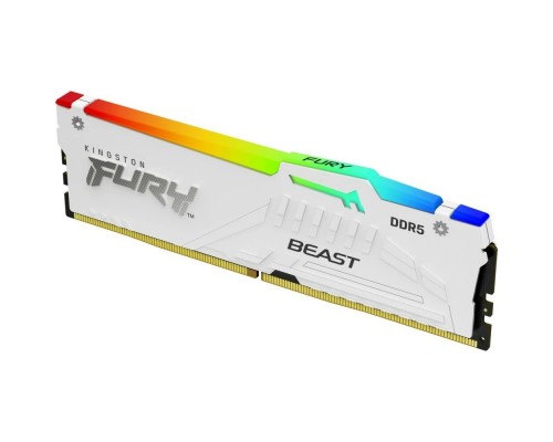 Оперативная память 32GB Kingston Fury Beast White RGB XMP KF556C40BWA-32