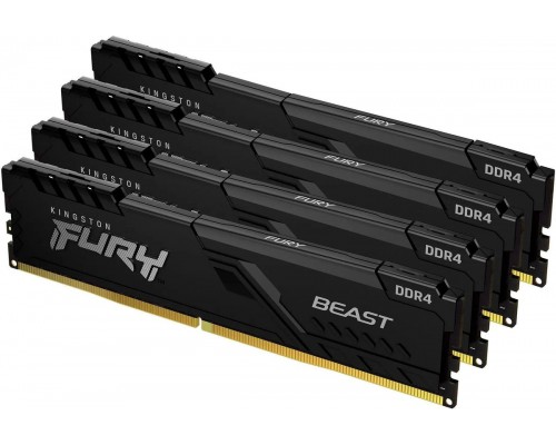 Оперативная память 64GB Kingston Fury Beast Black KF432C16BBK4/64